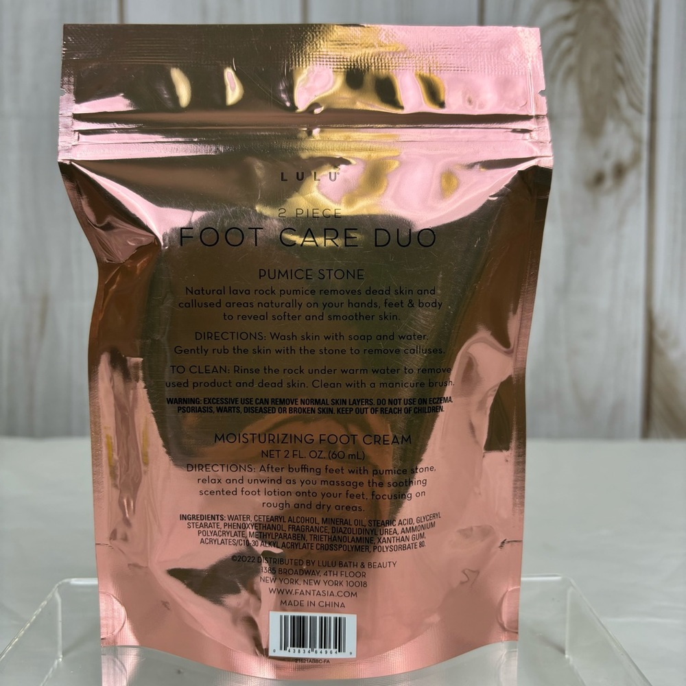 Ultra Nourishing Hydrating Foot Cream Lava Rock Pumice Stone Almond Vanilla 2oz - Picture 4 of 4